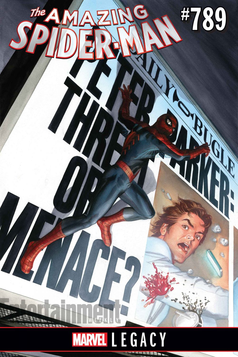 Amazing Spider-Man #789, copertina di Alex Ross