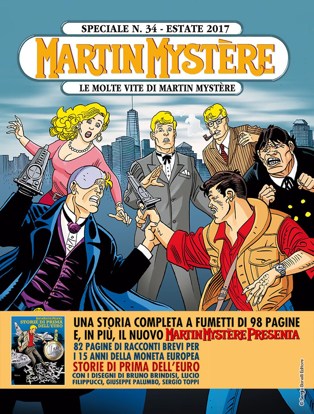 Speciale Martin Mystère 34, copertina di Giancarlo Alessandrini e Lucio Filippucci