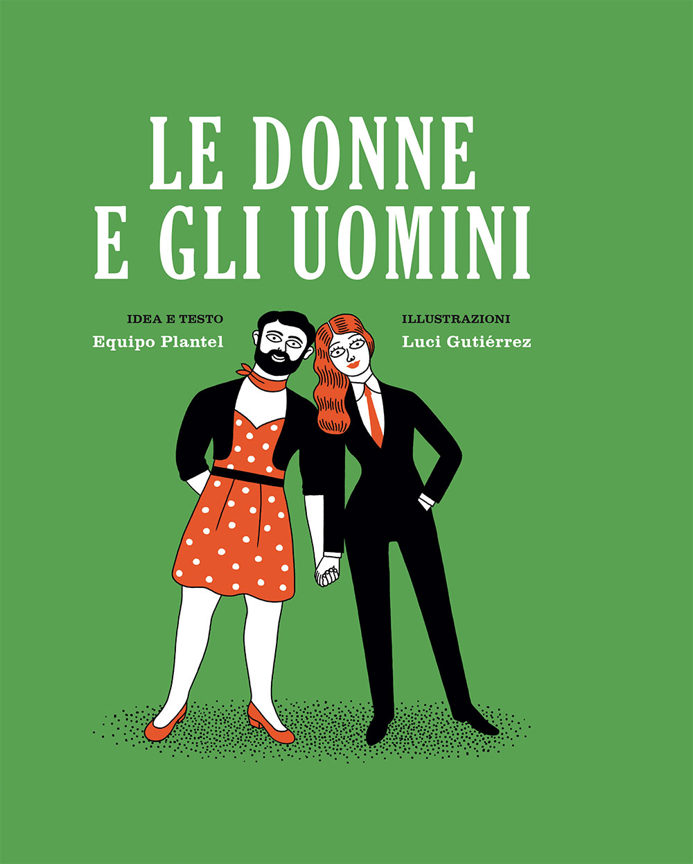 Le donne e gli uomini, copertina di Luci Gutiérrez