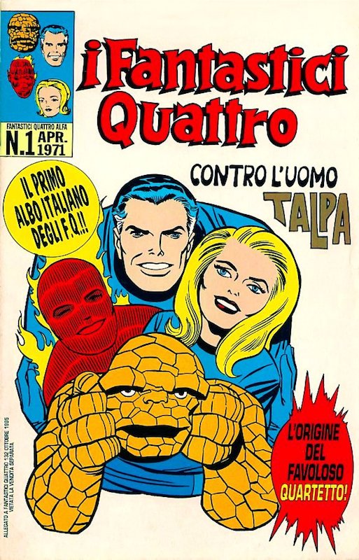 I fantastici Quattro 1, copertina di Jack Kirby