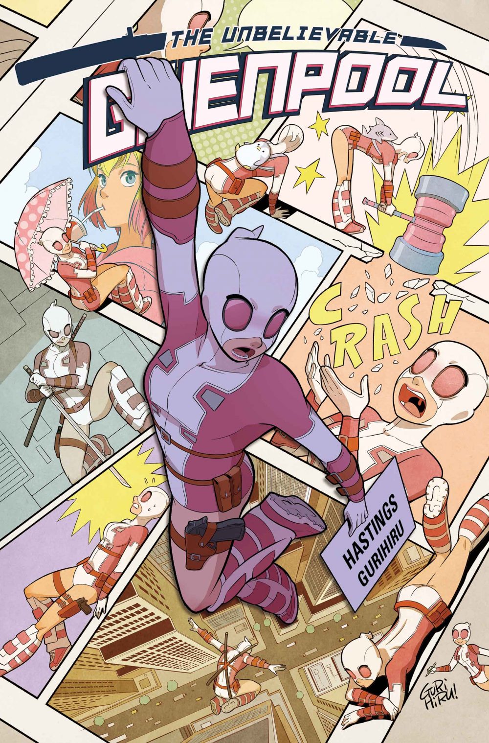 The Unbelievable Gwenpool #16, copertina di Gurihiru