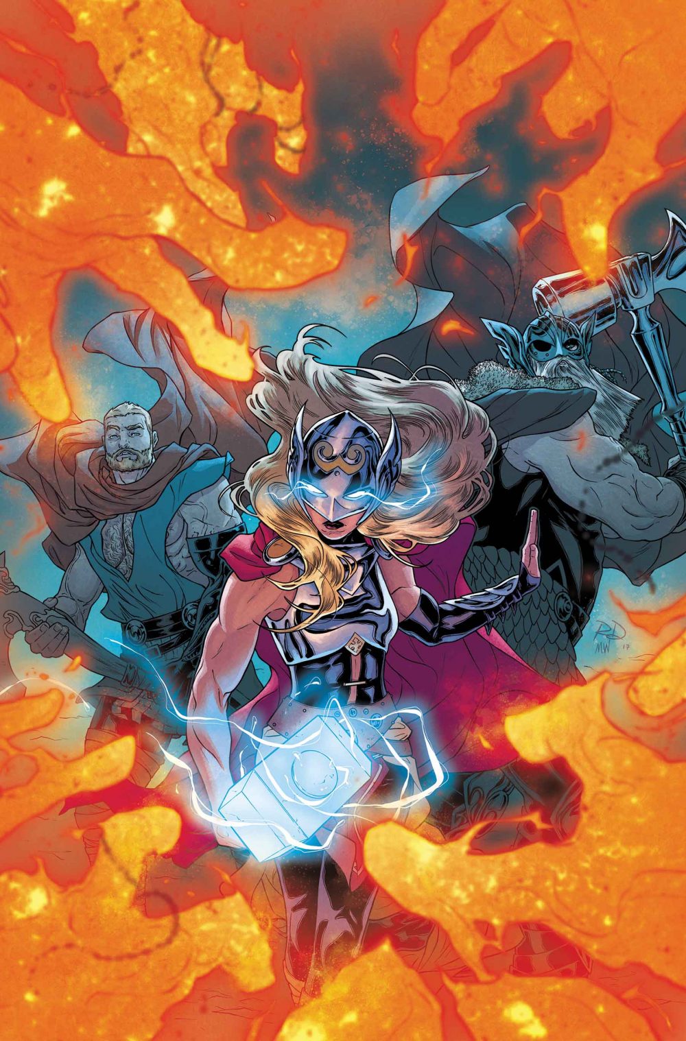 Mighty Thor #21, copertina di Russell Dauterman