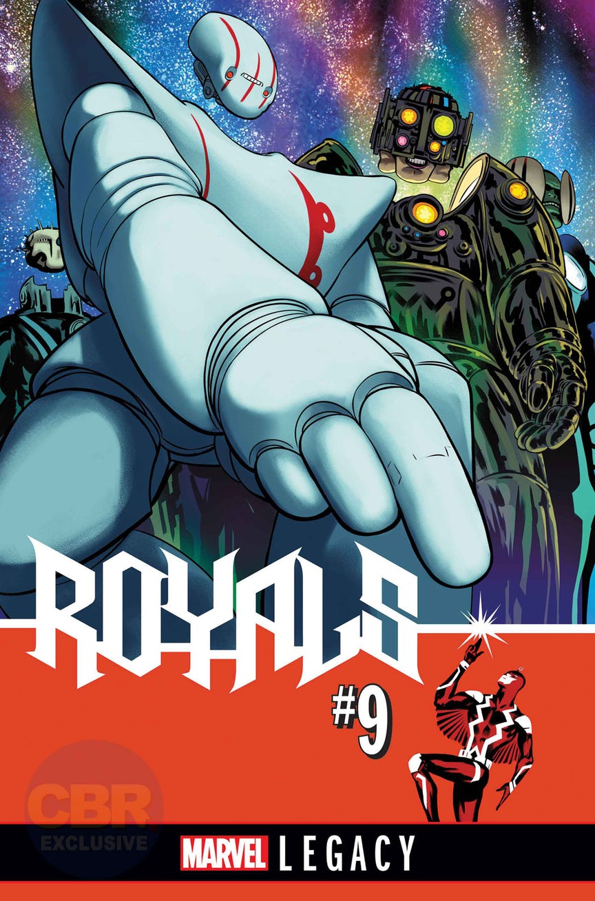 Royals #9, copertina di Javier Rodriguez