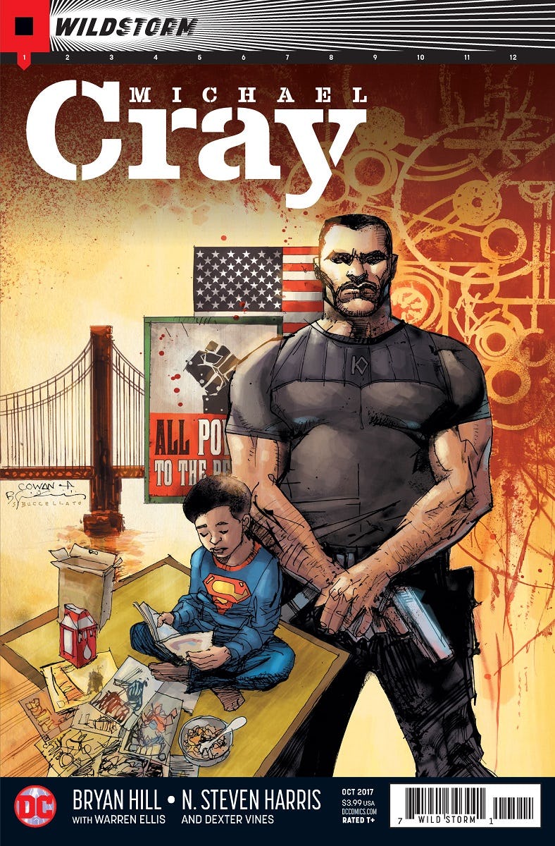 Michael Cray, copertina di Denys Cowan