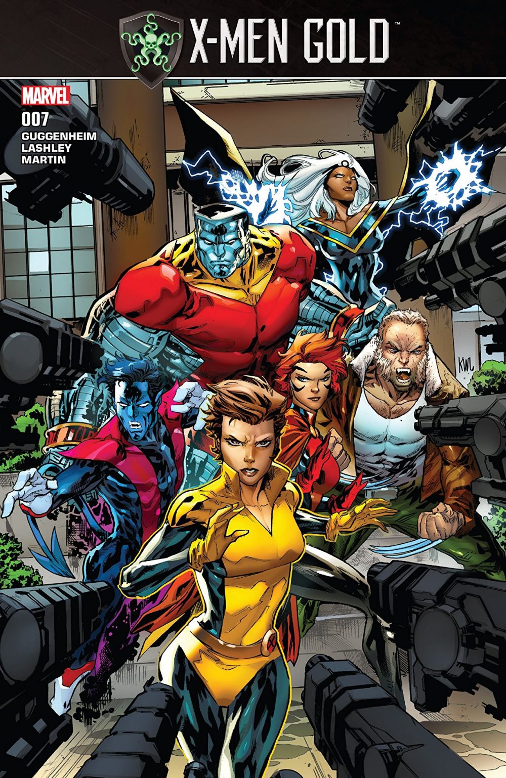 X-Men: Gold #7, copertina di Ken Lashley