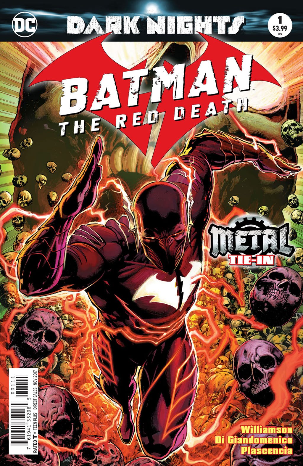 Batman: The Red Death #1, copertina di Jason Fabok