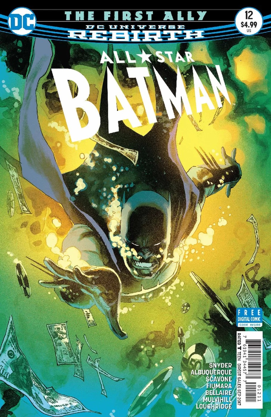 All-Star Batman #12, copertina di Rafael Albuquerque