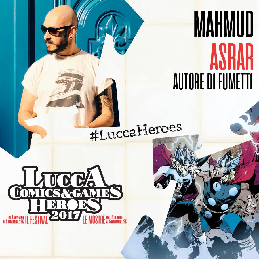 Mahmud Asrar a Lucca Comics & Games 2017