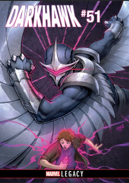 Darkhawk #51, copertina di David Nakayama