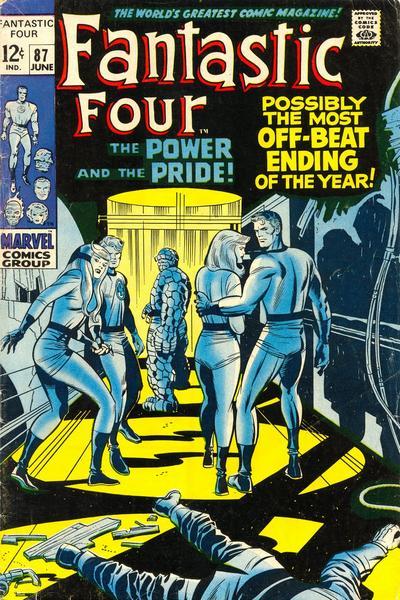 Fantastic Four #87, copertina di Jack Kirby