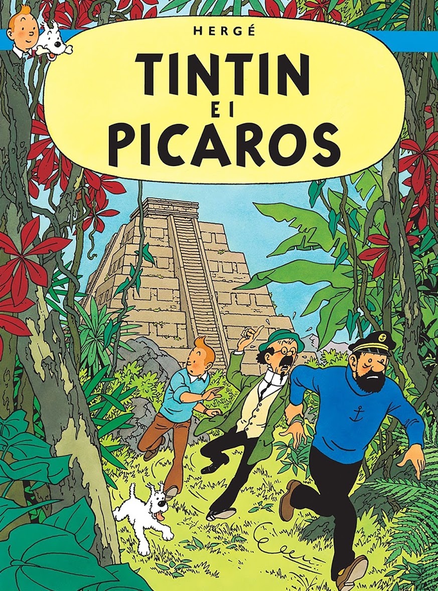 Tintin e i Picaros, copertina di Hergé