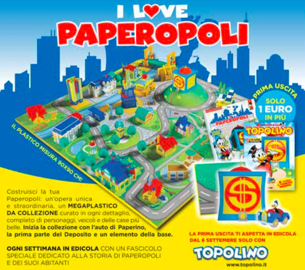 I love Paperopoli