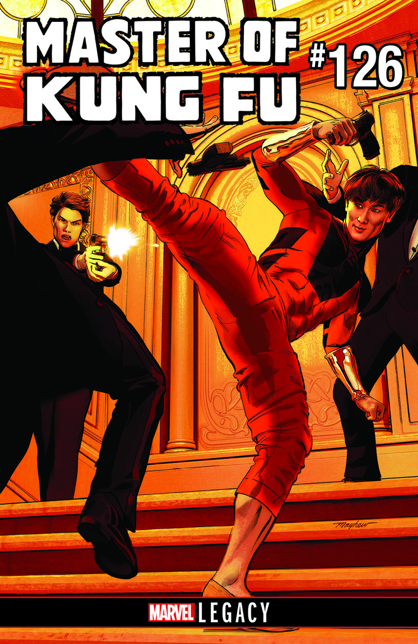 Master of Kung Fu #126, copertina di Mike Mayhew