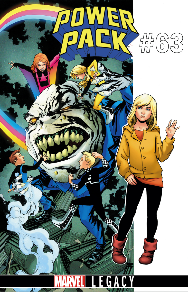 Power Pack #63, copertina di Marika Cresta