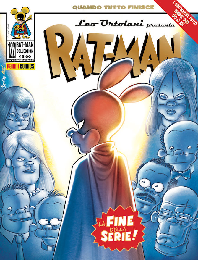 Rat-Man 122, copertina di Leo Ortolani