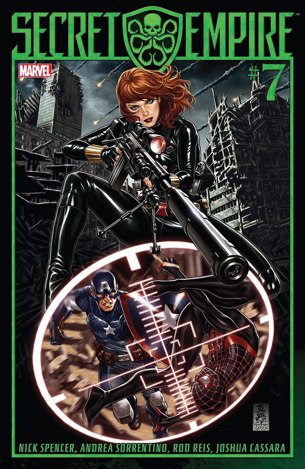 Secret Empire #7, copertina di Mark Brooks