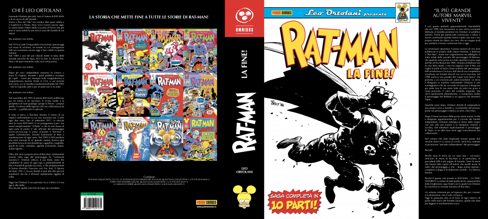 Rat-Man: La fine!, copertina di Leo Ortolani