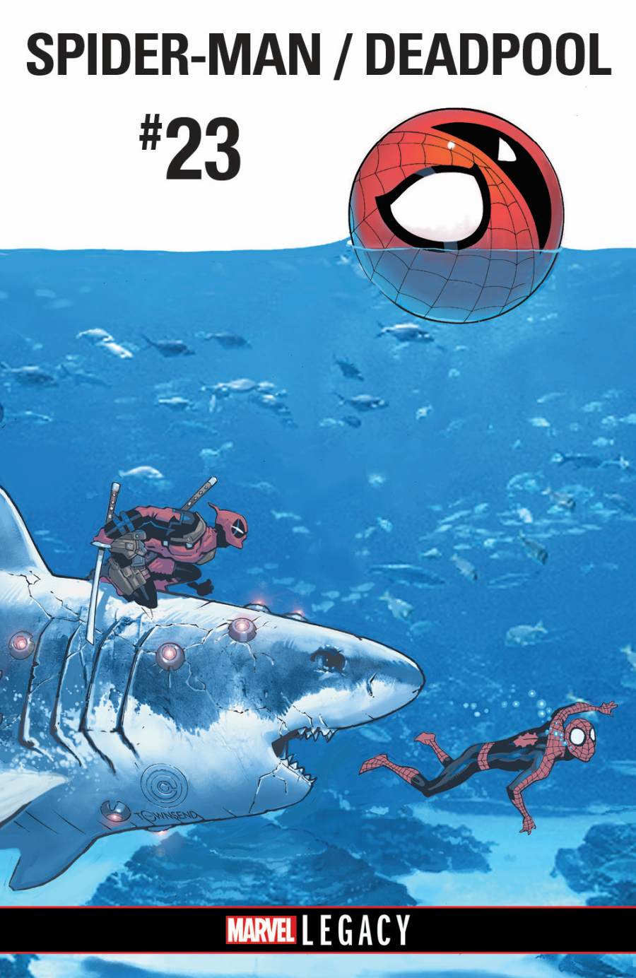 Spider-Man/Deadpool #23, copertina di Chris Bachalo