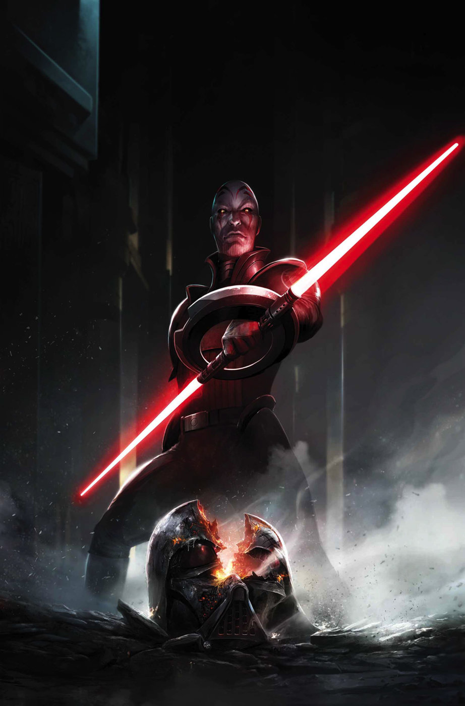 Darth Vader #6, copertina di Francesco Mattina