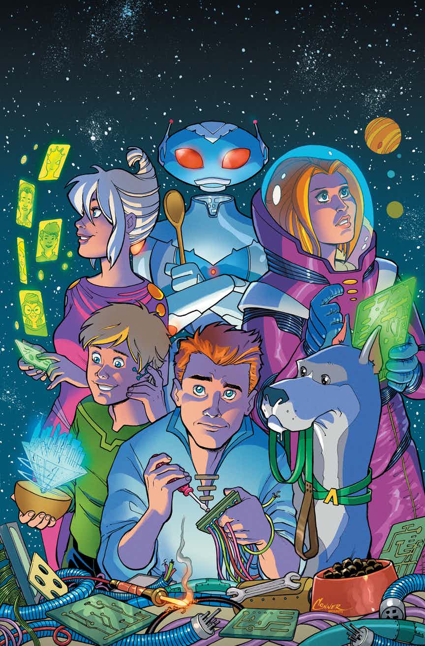 The Jetson #1, copertina di Amanda Conner