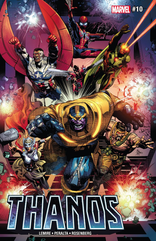 Thanos #10, copertina di Mike Deaodato Jr.