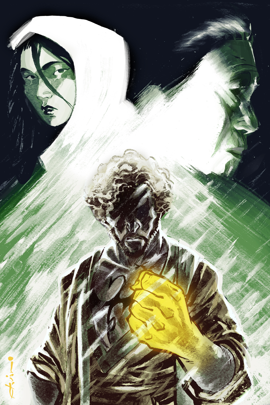 Iron Fist, locandina di Flaviano Armentaro