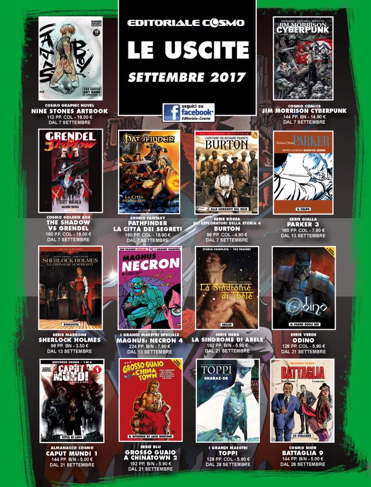 Editoriale Cosmo a settembre 2017