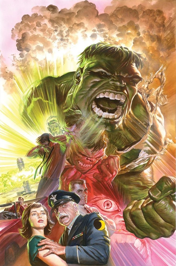 Hulk #1, variant cover di Alex Ross