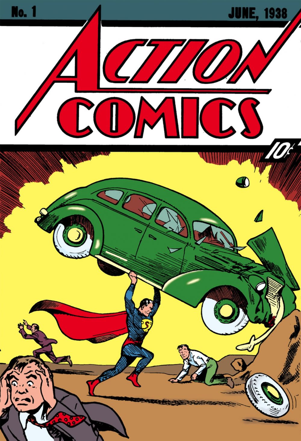 Action Comics #1, copertina di Joe Shuster