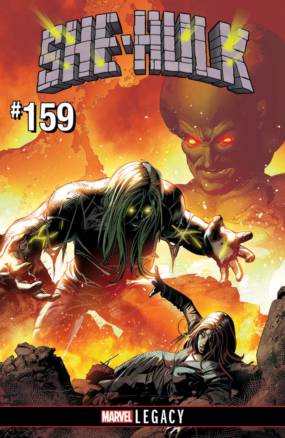 She-Hulk #159, copertina di Mike Deodato Jr.