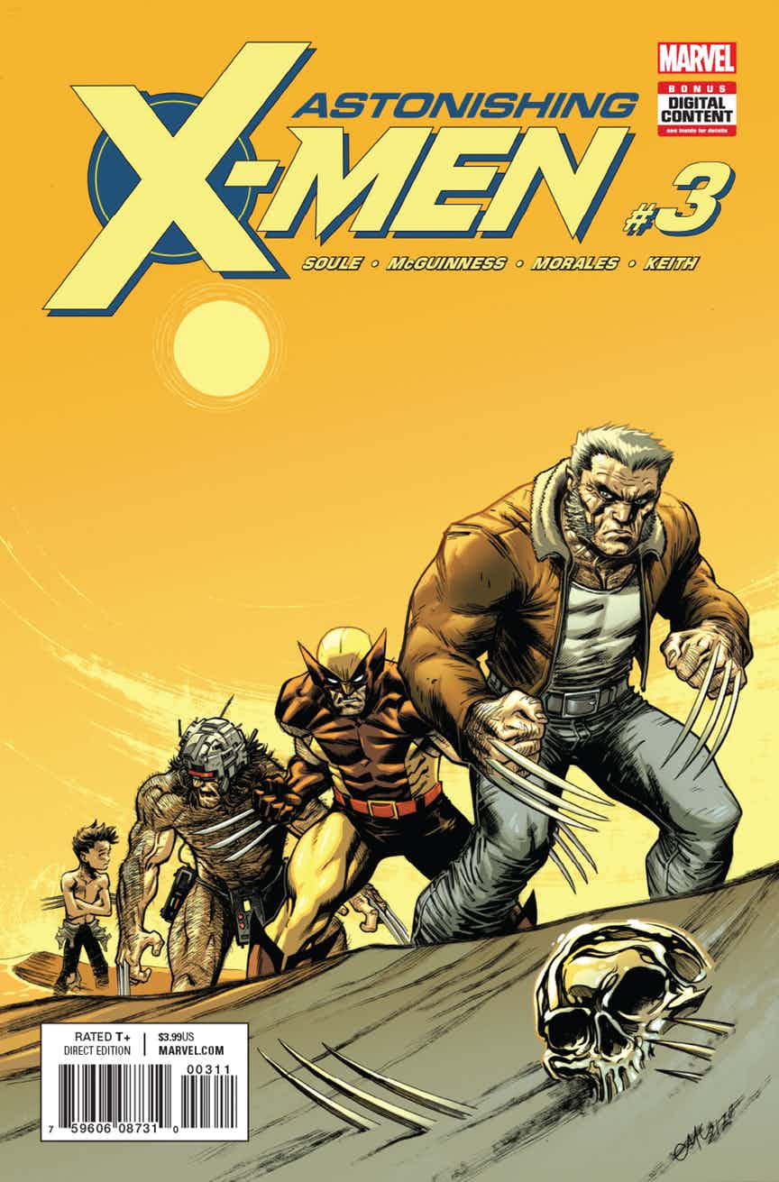 Astonishing X-Men #3, copertina di Ed McGuinness