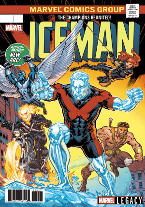 Iceman, variant cover di Michael Ryan