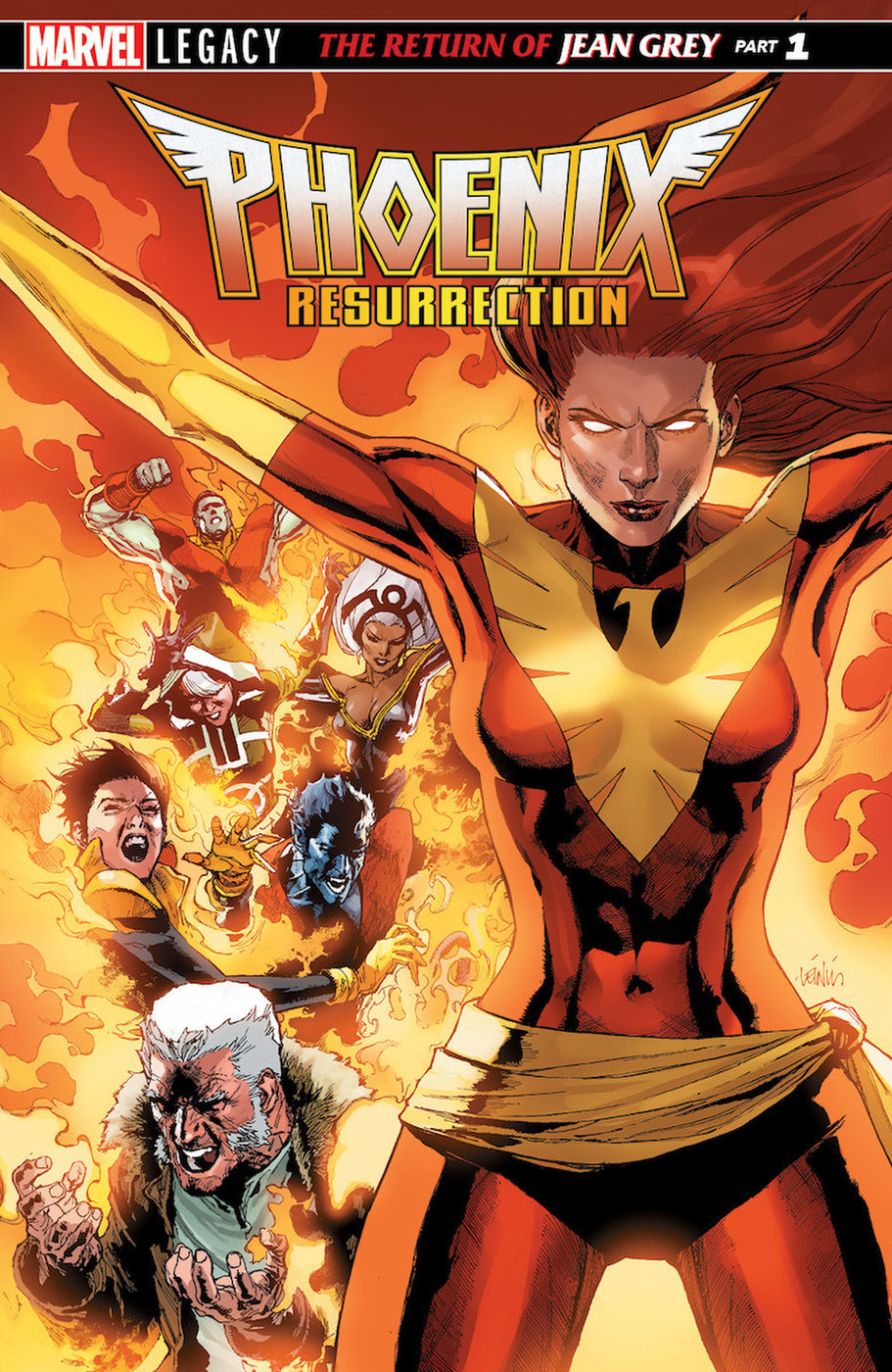 Phoenix Resurrection #1, copertina di Leinil Yu