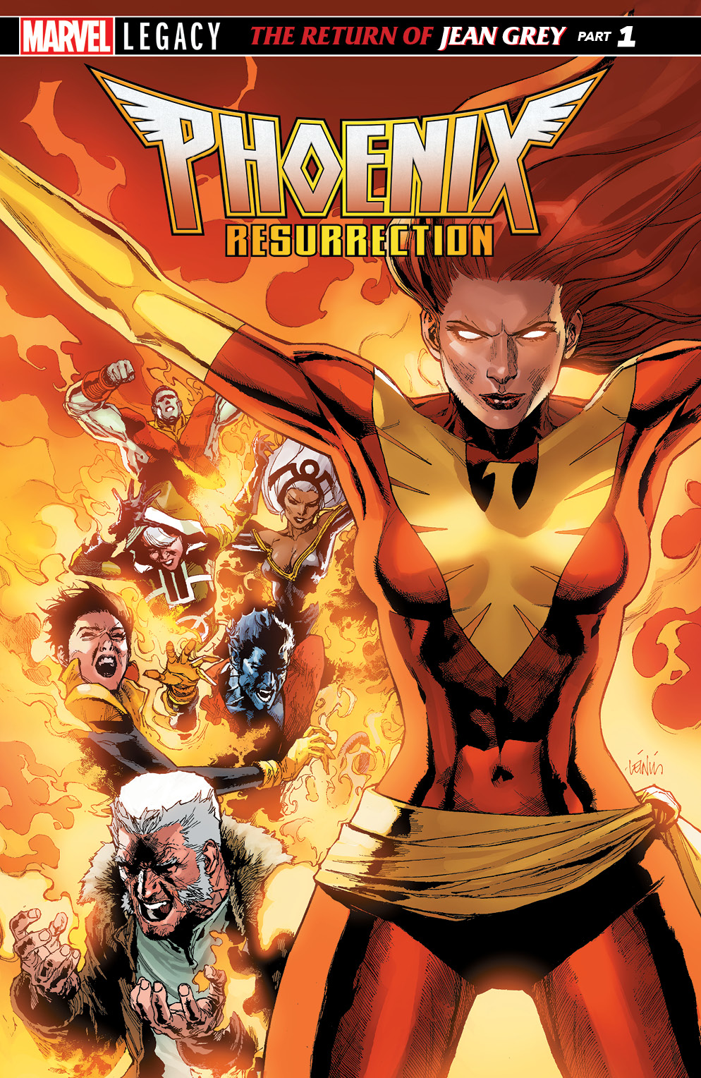 Phoenix Resurrection #1, copertina di Leinil Francis Yu