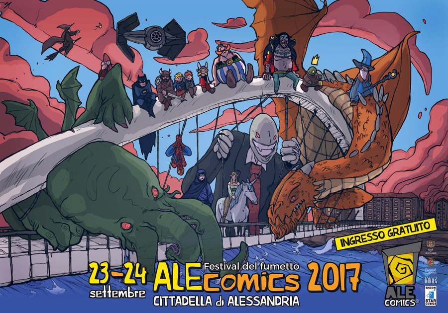 ALEcomics 2017, il poster di Zeno Colangelo