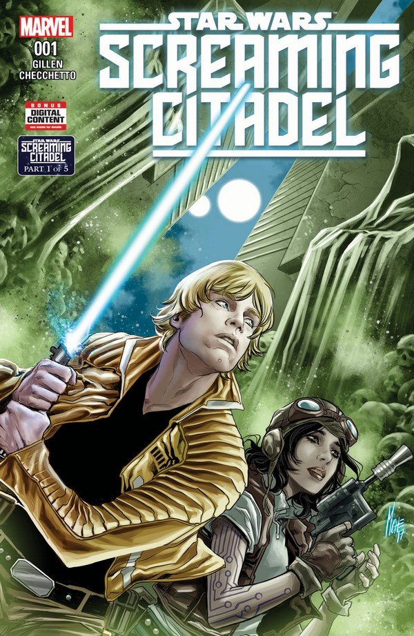 Star Wars: la cittadella urlante #1, copertina di Marco Checchetto 