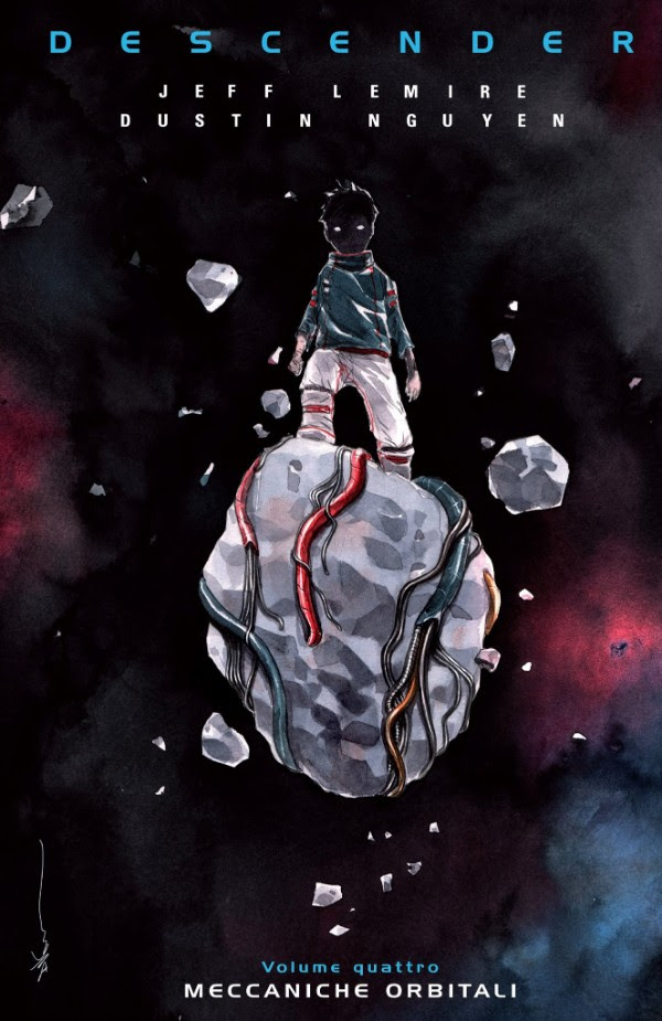 Descender vol. 4: Meccaniche Orbitali, copertina di Dustin Nguyen