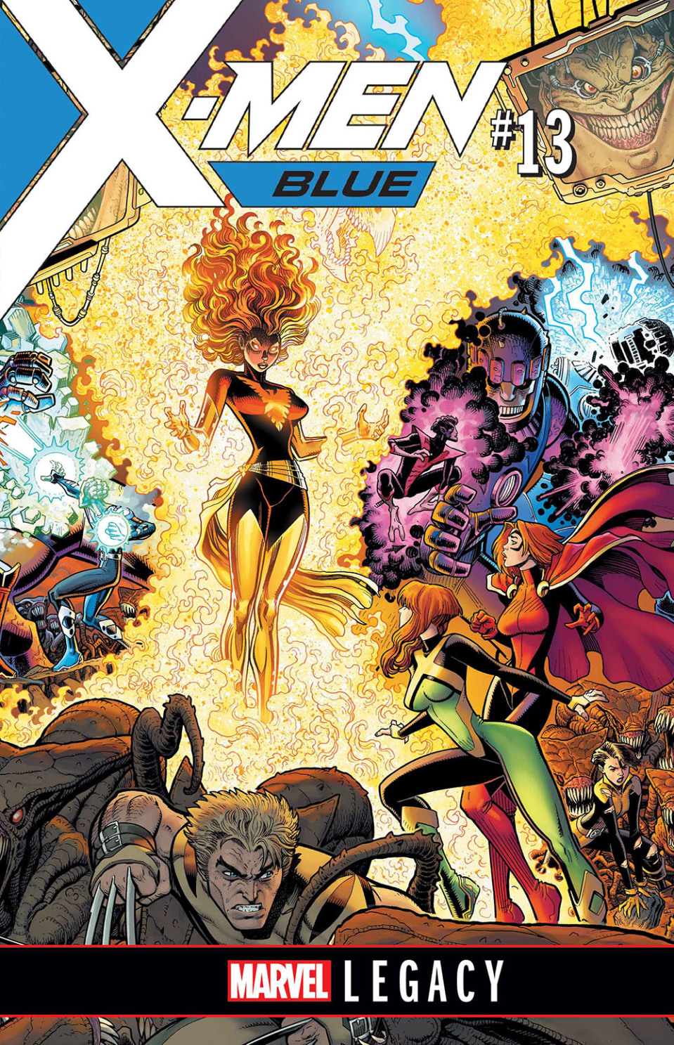 X-Men: Blue #13, copertina di Arthur Adams