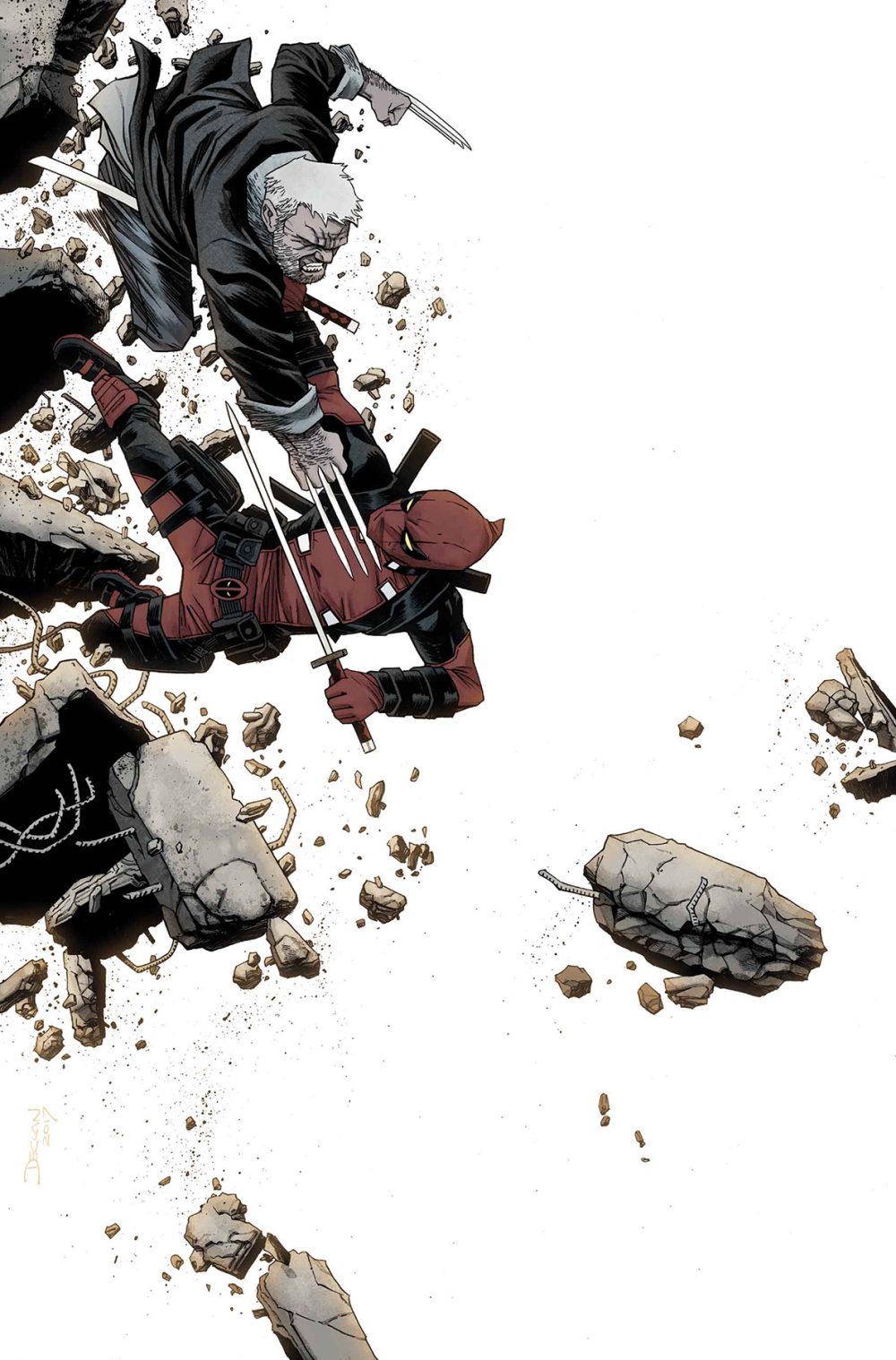 Deadpool vs. Old Man Logan #2, copertina di Declan Shalvey