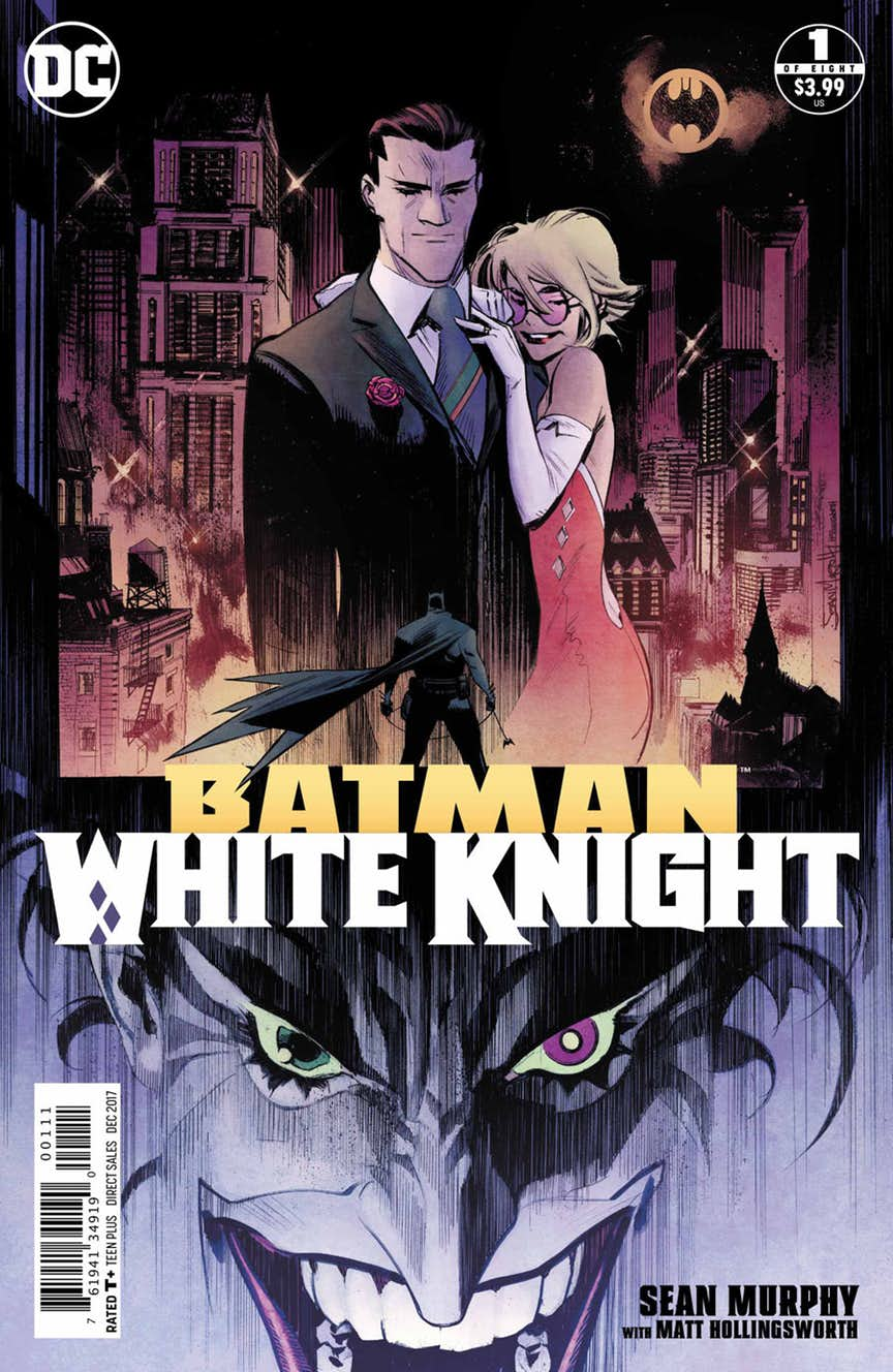 Batman: White Knight #1, copertina di Sean Gordon Murphy