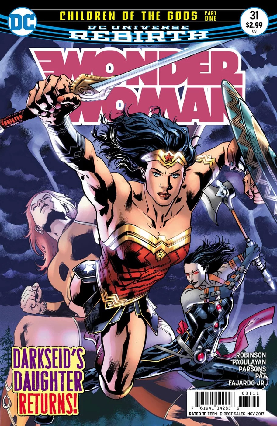 Wonder Woman #31, copertina di Bryan Hitch