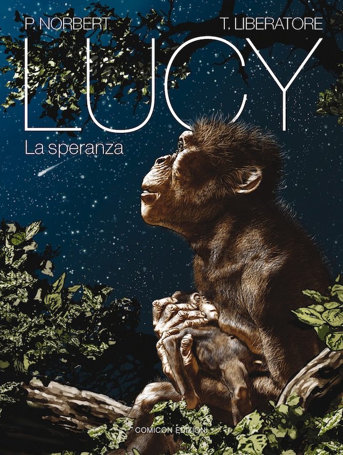 Lucy - La speranza, copertina di Tanino Liberatore