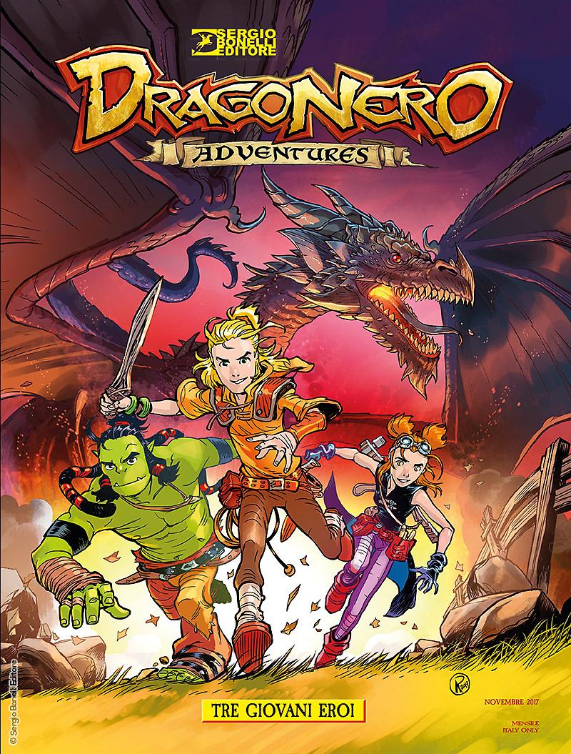 Dragonero Adventures 1, copertina di Riccardo Crosa