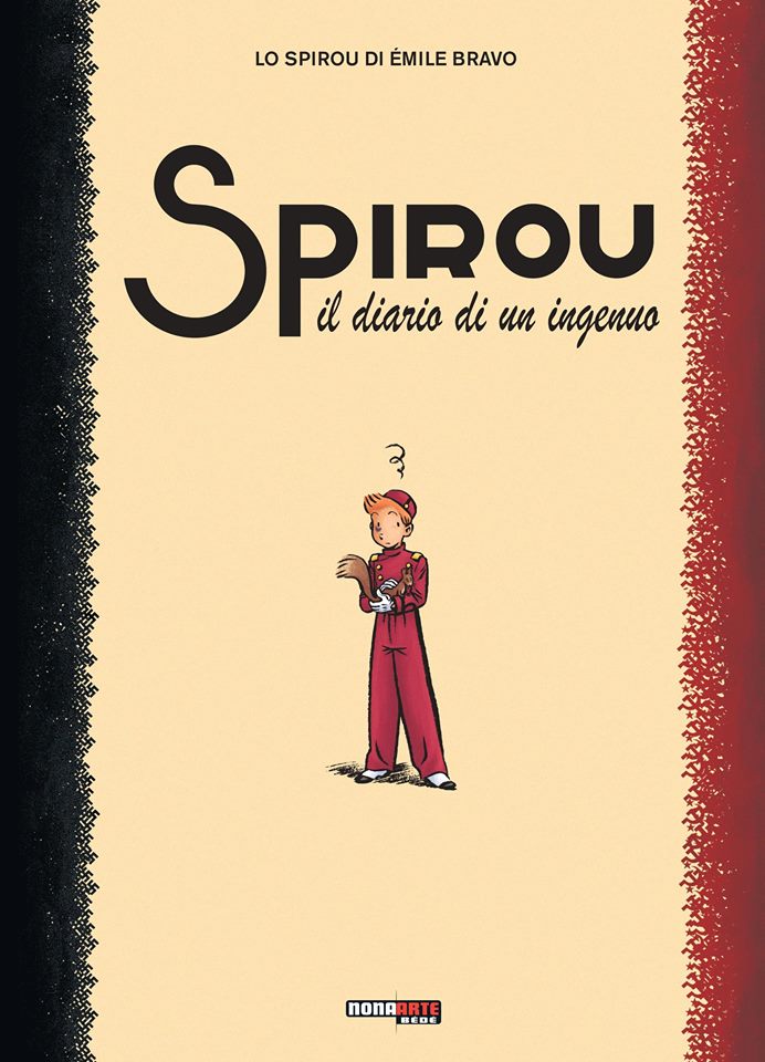 Spirou e Fantasio: Diario di un ingenuo e vincitore, copertina di Émile Bravo