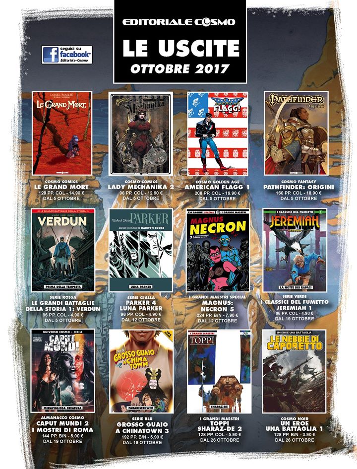 Editoriale Cosmo per ottobre 2017