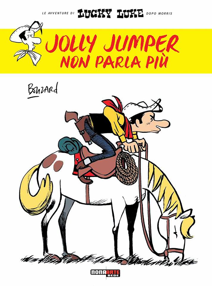 Jolly Jumper non parla più, copertina di Guillaume Bouzard