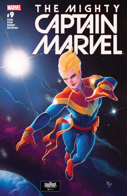 Mighty Captain Marvel #9, copertina Meghan Hetrick