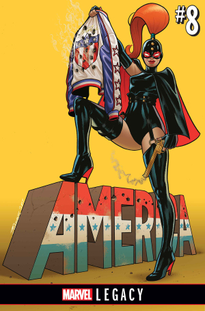 America #8, copertina di Joe Quinones