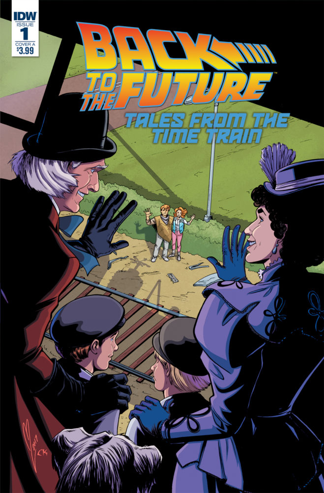 Back to the Future: Tales from the Time Train #1, copertina di Megan Levans