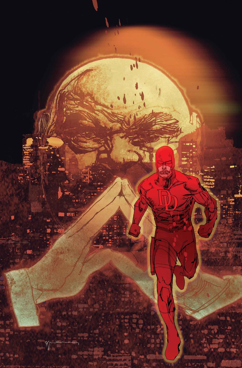 Daredevil #595, copertina di Bill Sienkiewicz